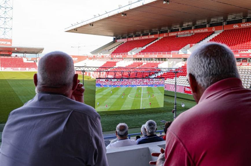 119 gilistas assistiram ao empate de Portugal no seu Estádio - Foto: Gil Vicente