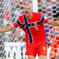 Haaland bisou na vitória da Noruega sobre o Iraque