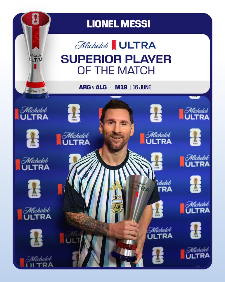 Argentina-Argélia: Lionel Messi