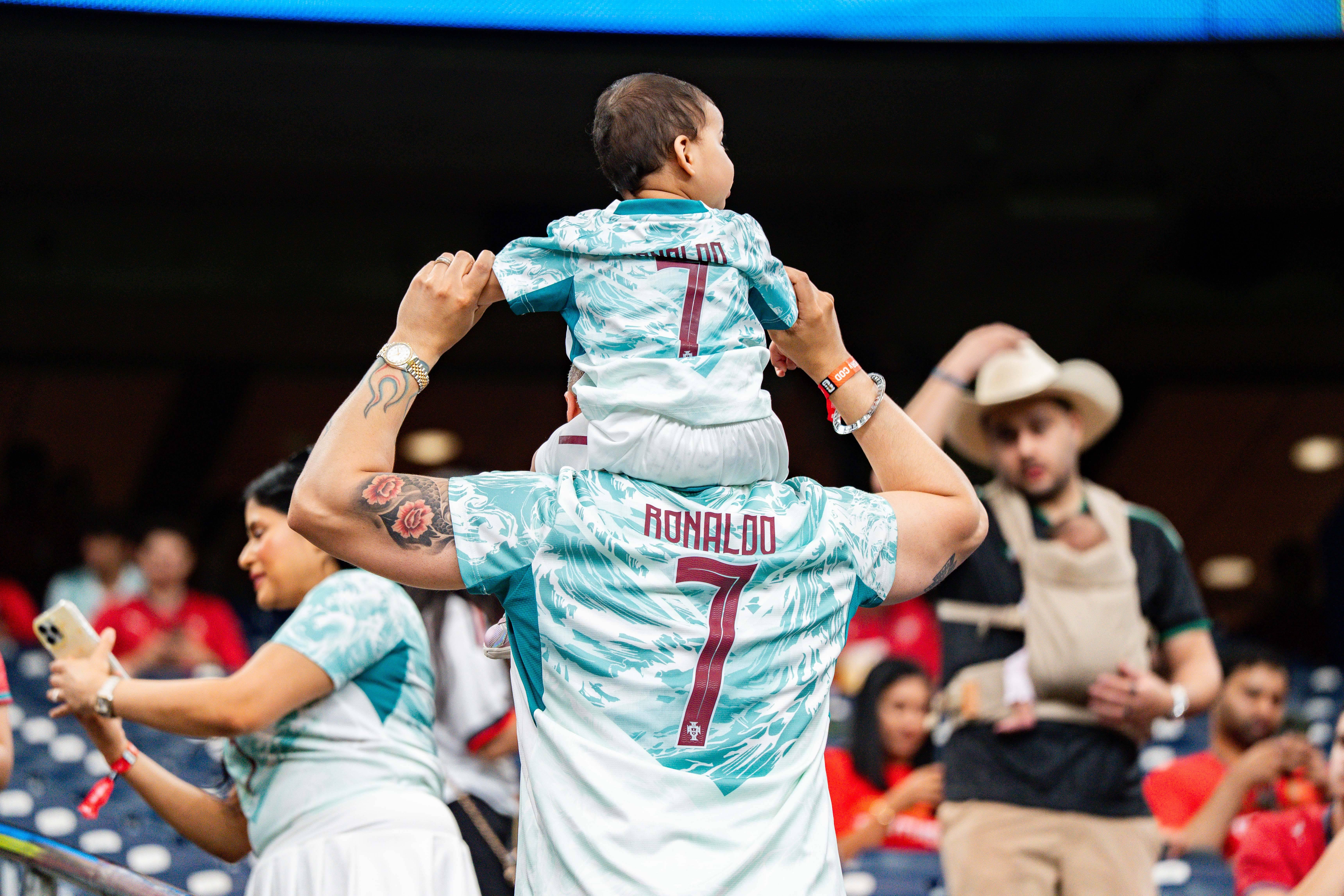 Apoiantes de Portugal e... Cristiano Ronaldo