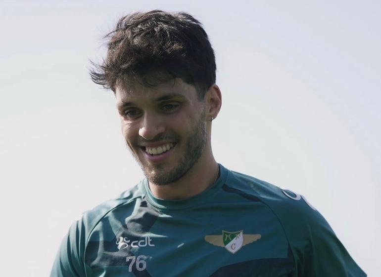 Não tem faltado alegria nem motivação na recuperação de Dinis Pinto - Foto: Moreirense