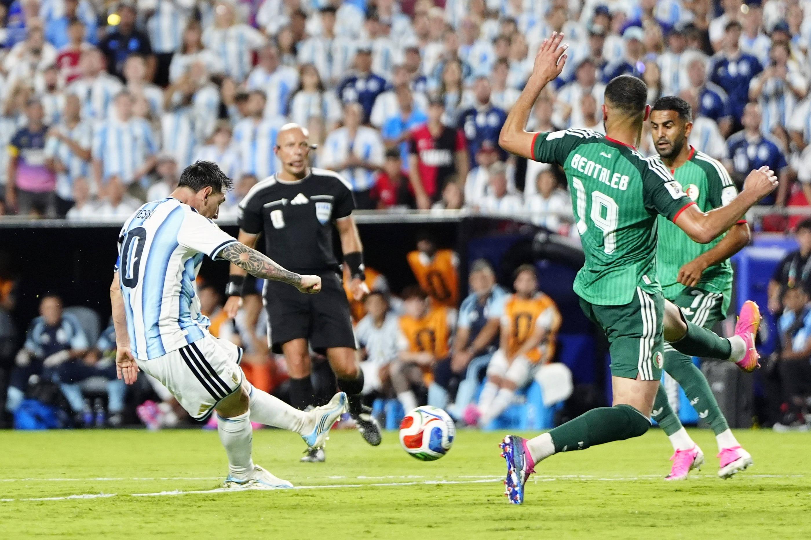 Lionel Messi, avançado, Argentina, 38 anos, 11 meses e 24 dias. Mundial 2026, Argentina, 3-Argélia, 0. Foto IMAGO