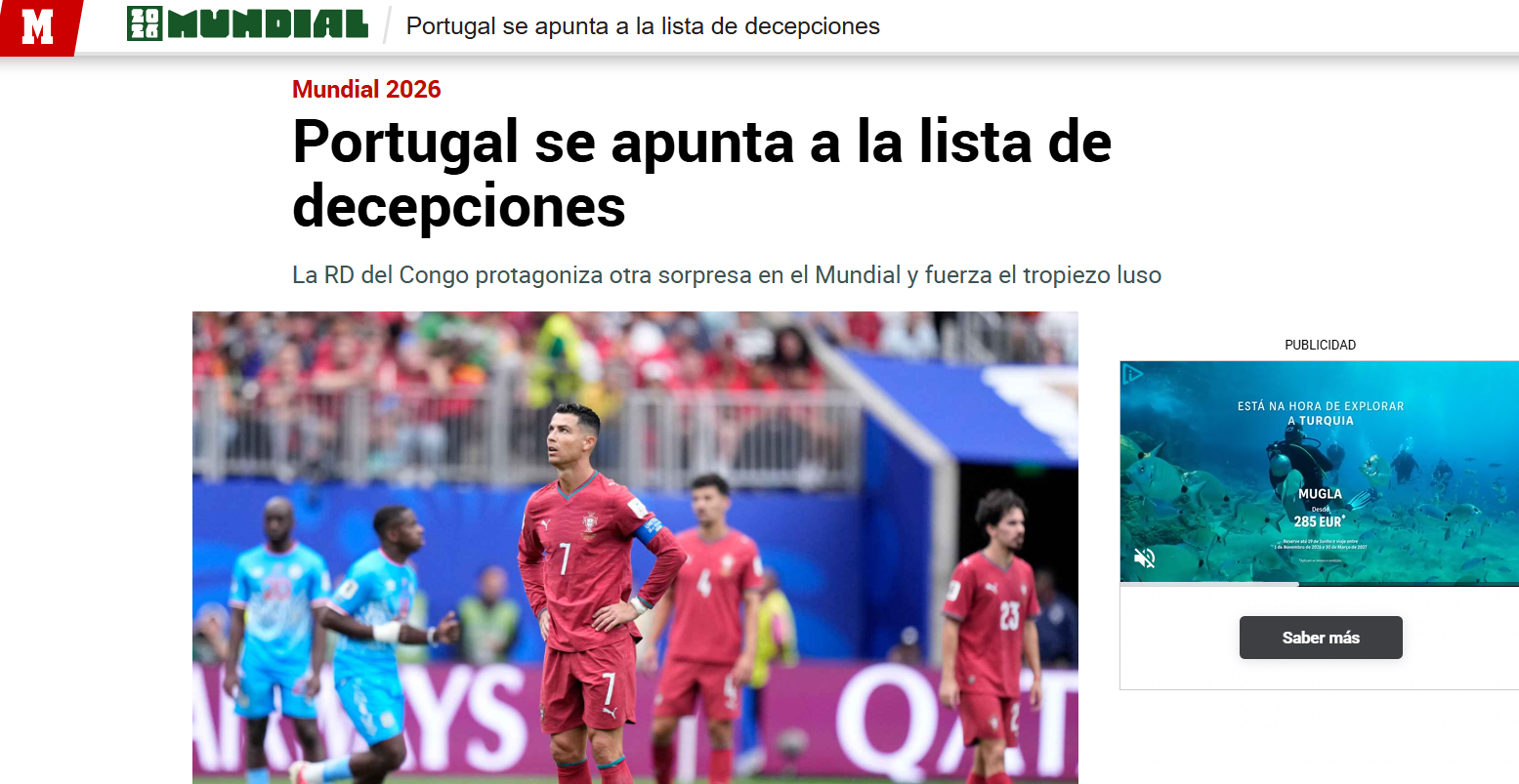 Marca - Portugal entra na lista de deceções