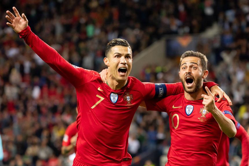Cristiano Ronaldo e Bernardo Silva (IMAGO)