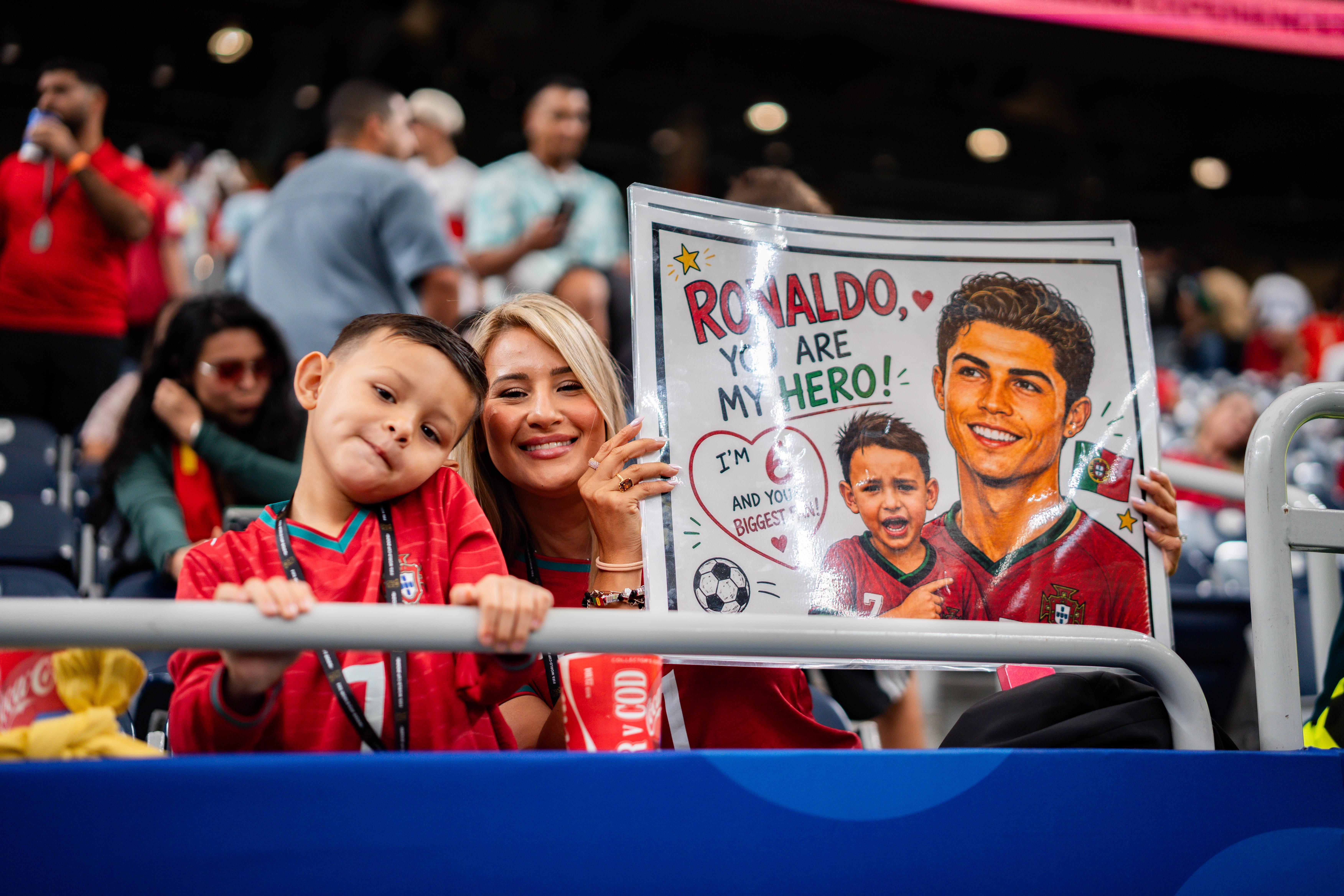 Apoiantes de Portugal e... Cristiano Ronaldo