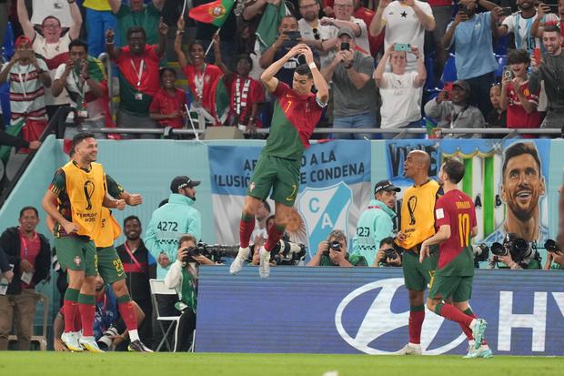 Último golo apontado por Ronaldo numa grande competição de seleções foi em 2022, frente ao Gana, no Mundia do Qatar