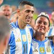 Di María e a mulher, Jorgelina Cardoso. Foto: IMAGO