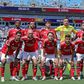 O 11 do Benfica diante do Chelsea no Mundial de Clubes