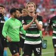 Hjulmand, capitão do Sporting logo na segunda época (foto: Miguel Nunes)