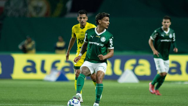 Richard Ríos ao serviço do Palmeiras