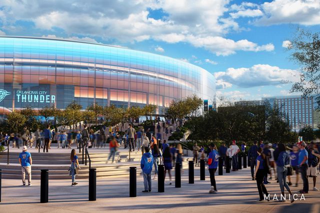 Uma obra de arte: os planos para a nova arena dos Oklahoma City Thunder (fotos)