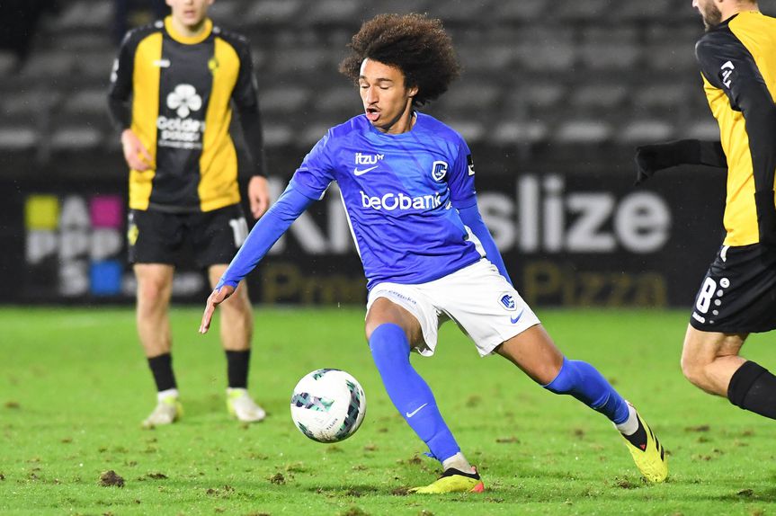 Zaid Bafdili num jogo do Genk B