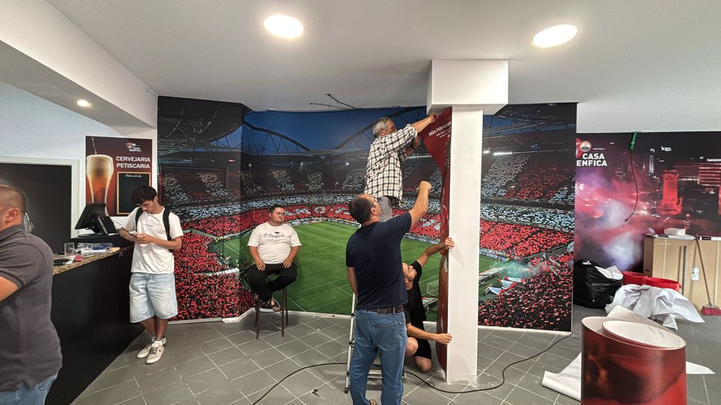 Remodelações na Casa do Benfica de Mortágua (DR)