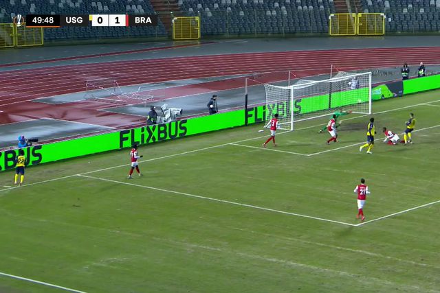 Goleador da lista do Benfica bisou frente ao SC Braga