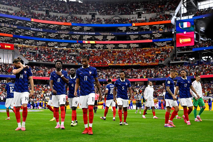 França perdeu com a Espanha por 0-2 e viu fugir o sonho com o título mundial - FOTO: IMAGO