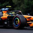 Lando Norris foi o segundo mais rápido da segunda sessão de treinos, apenas superado por Kimi Antonelli    Fotografia Imago
