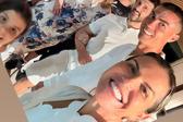 Katia Aveiro mostra encontro da família de Cristiano Ronaldo