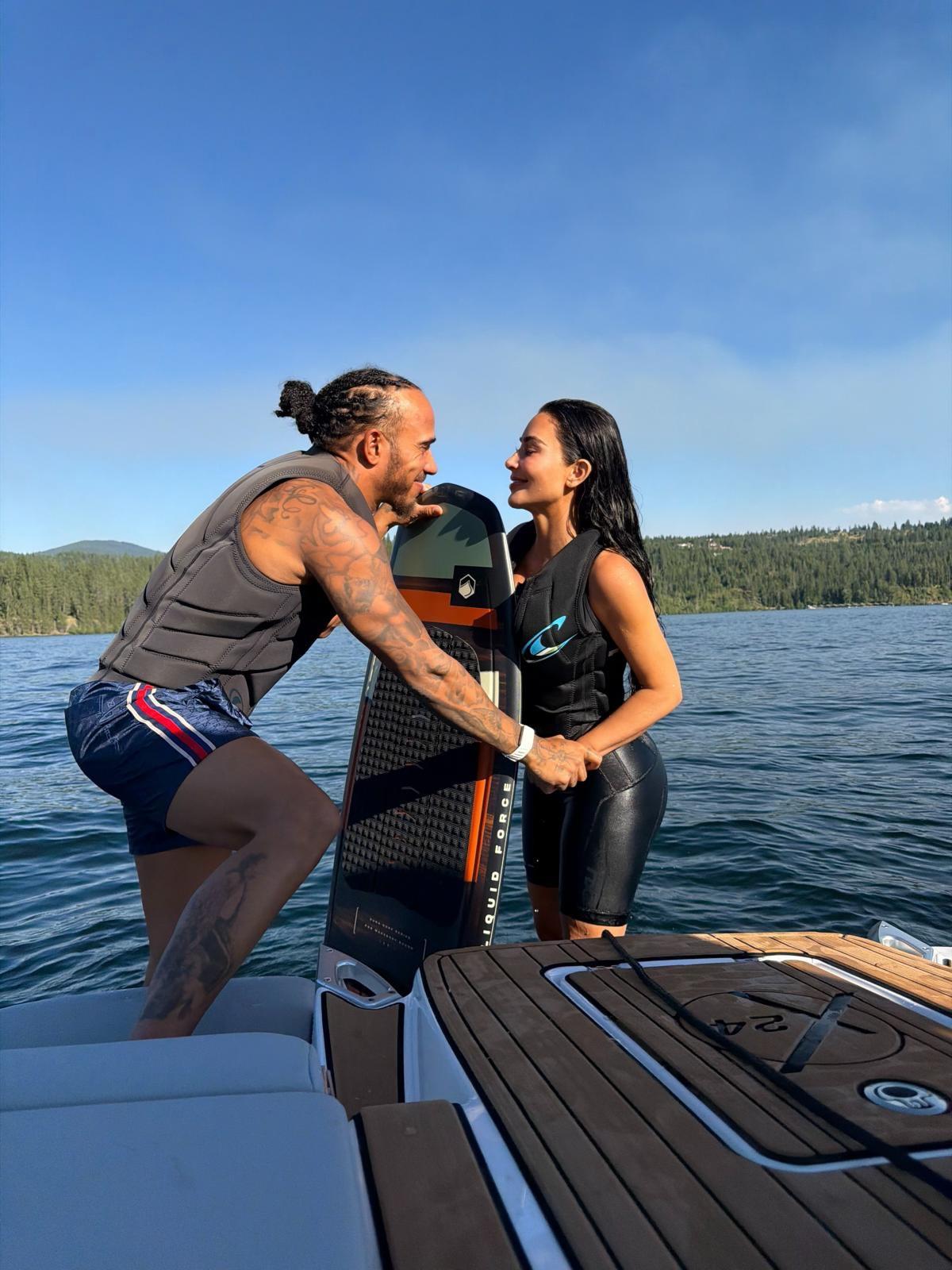 Lewis Hamilton e Kim Kardashian - Instagram/Hamilton