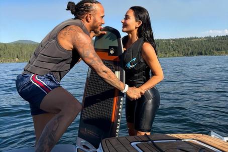 Lewis Hamilton e Kim Kardashian - Instagram/Hamilton