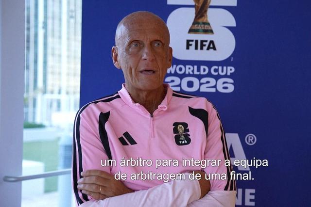 Collina explica escolha do árbitro da final do Mundial: «Como um puzzle»