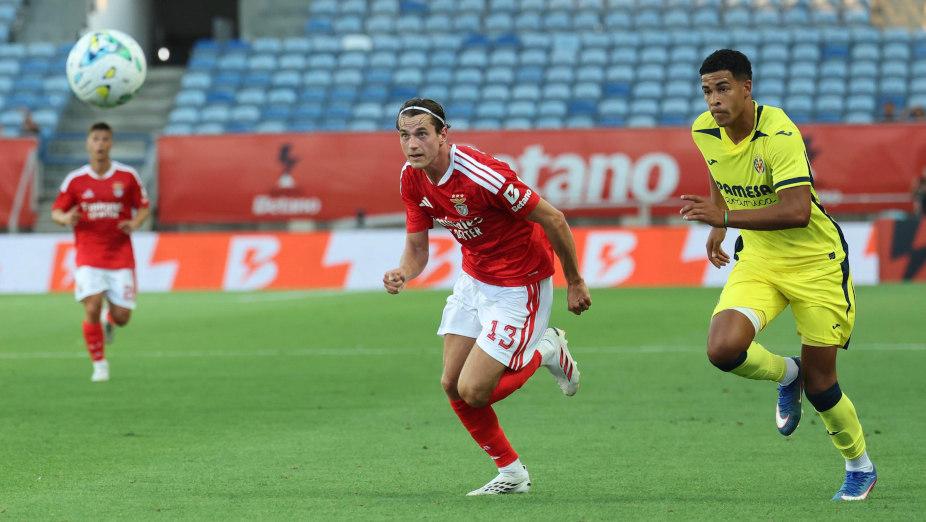 Kaminski no Benfica-Villarreal. Foto SL Benfica