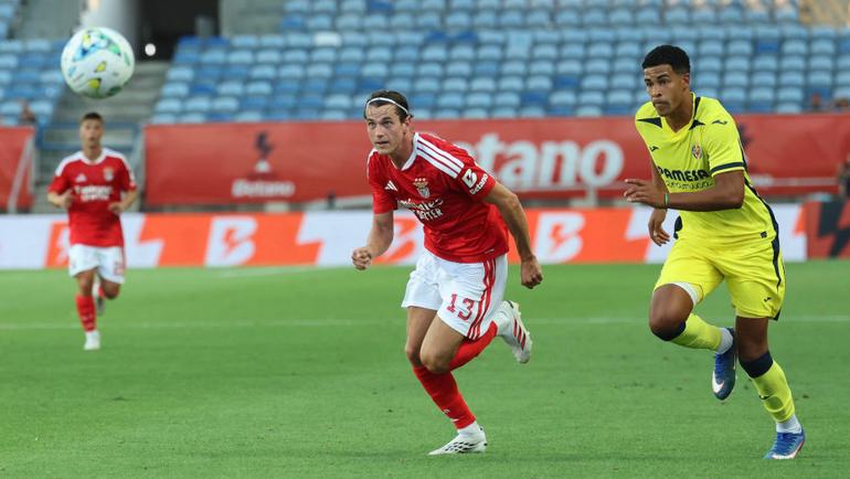 Kaminski no Benfica-Villarreal. Foto SL Benfica
