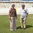 Maria da Luz e Vitó, dois rostos retratados no mural do Atlético Clube de Portugal
Foto: Miguel Nunes