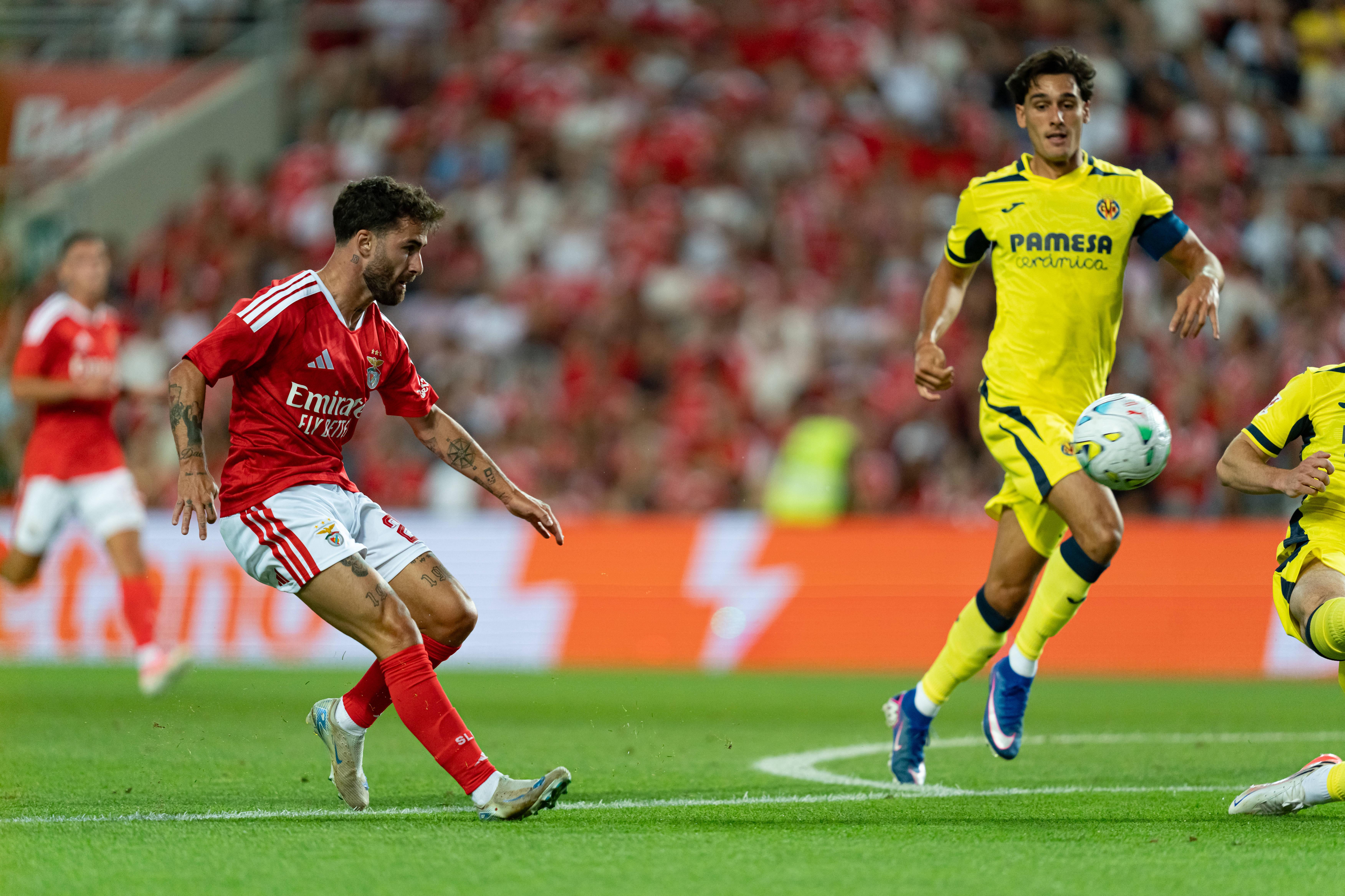 Rafa Silva no Benfica-Villarreal. Foto IMAGO