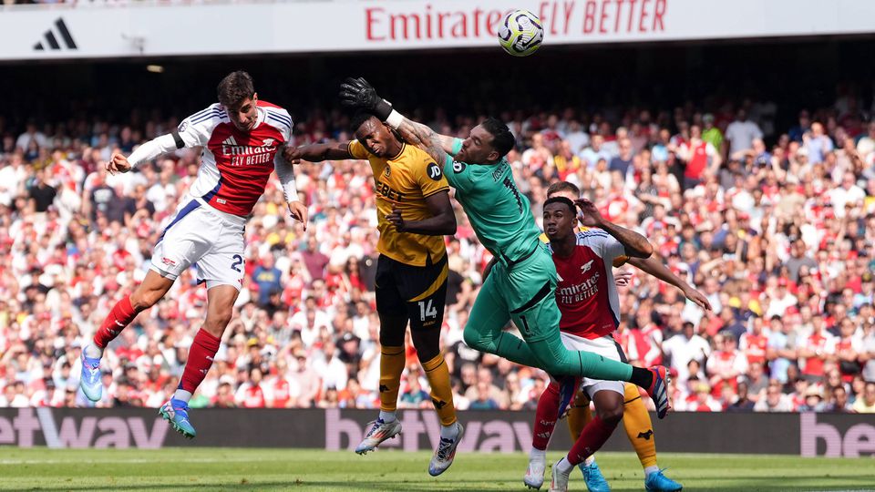 Arsenal vence armada lusa do Wolverhampton no arranque da Premier League