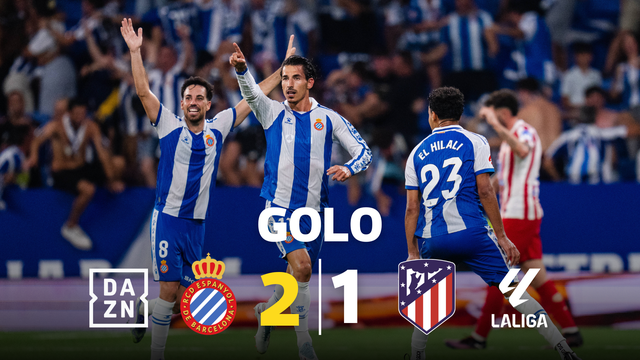 Pere Milla inventa cabeceamento assombroso para derrubar o Atlético Madrid