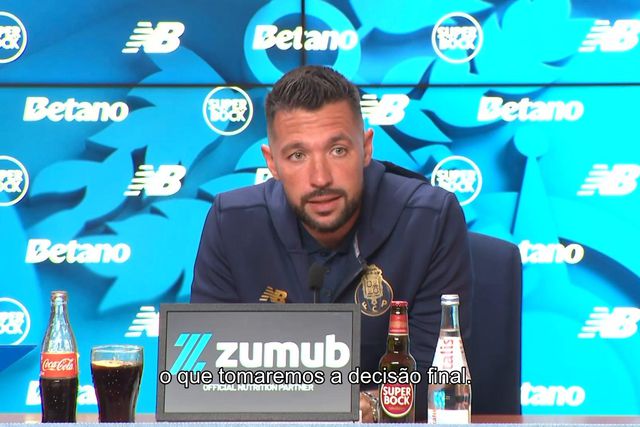 Farioli otimista quanto a Francisco Moura: «Esteve quase em pleno»