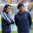 Cavani jogou com David Luiz no PSG entre 2014 e 2016 Foto: IMAGO