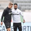 Gyokeres e Ruben Amorim no Sporting. Foto Miguel Nunes