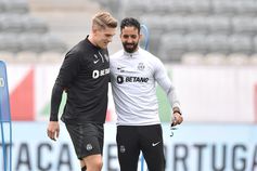 Gyokeres e Ruben Amorim no Sporting. Foto Miguel Nunes