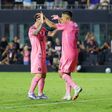 Messi e Suárez festejam golo pelo Inter Miami