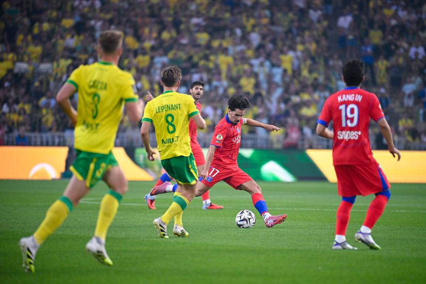 Vitinha marcou o único golo do jogo e a assistência foi de Nuno Mendes (FOTO IMAGO)