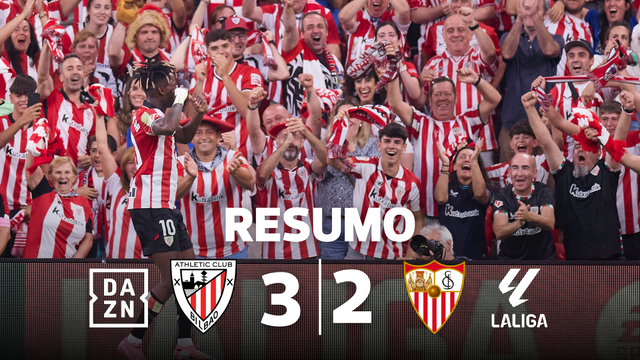 Nico Williams foi um verdadeiro leão e derrubou o Sevilha praticamente sozinho