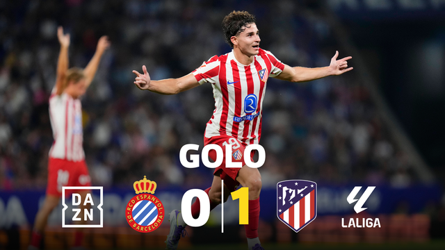 Le Normand distrai o guarda-redes e Álvarez mete o livre na gaveta