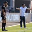 Vasco Botelho da Costa desagradado no jogo contra o Arouca - Foto: JOSÉ COELHO/LUSA