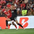 Prestianni a pressionar André Geraldes no jogo com o Casa Pia - Foto: Miguel Nunes