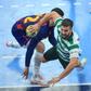 Em 2025, o Sporting perdeu na final, após livres de sete metros, com o Barcelona. Foto FPA