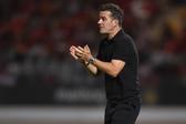 Marco Silva ficou satisfeito com a goleada (7-0) imposta pelo Benfica ao Casa Pia, na 2.ª jornada da Liga — Foto: Miguel Nunes