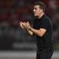 Marco Silva ficou satisfeito com a goleada (7-0) imposta pelo Benfica ao Casa Pia, na 2.ª jornada da Liga — Foto: Miguel Nunes