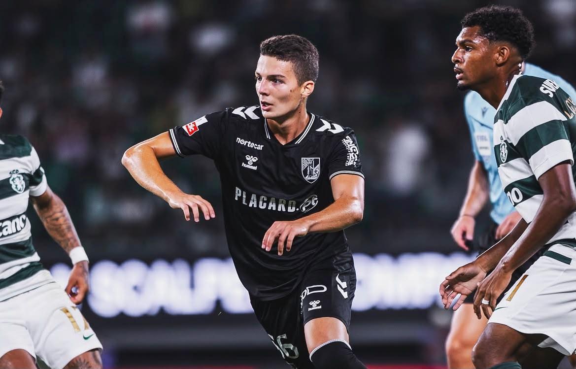 Santiago Verdi fez a estreia em jogos oficiais em Alvalade - Foto: Vitória de Guimarães