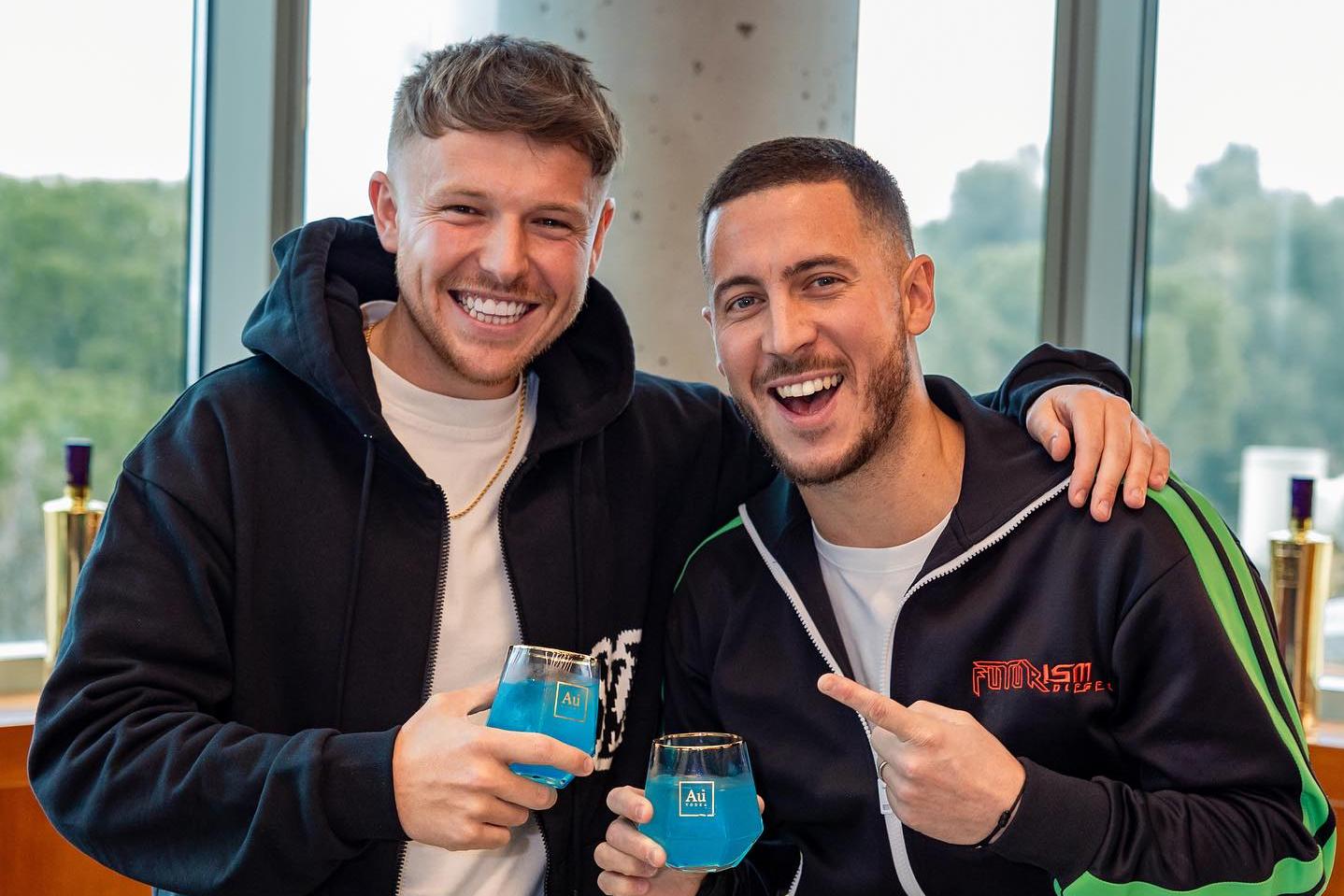 Charlie Morgan e Eden Hazard em 2024 (foto: Instagram)