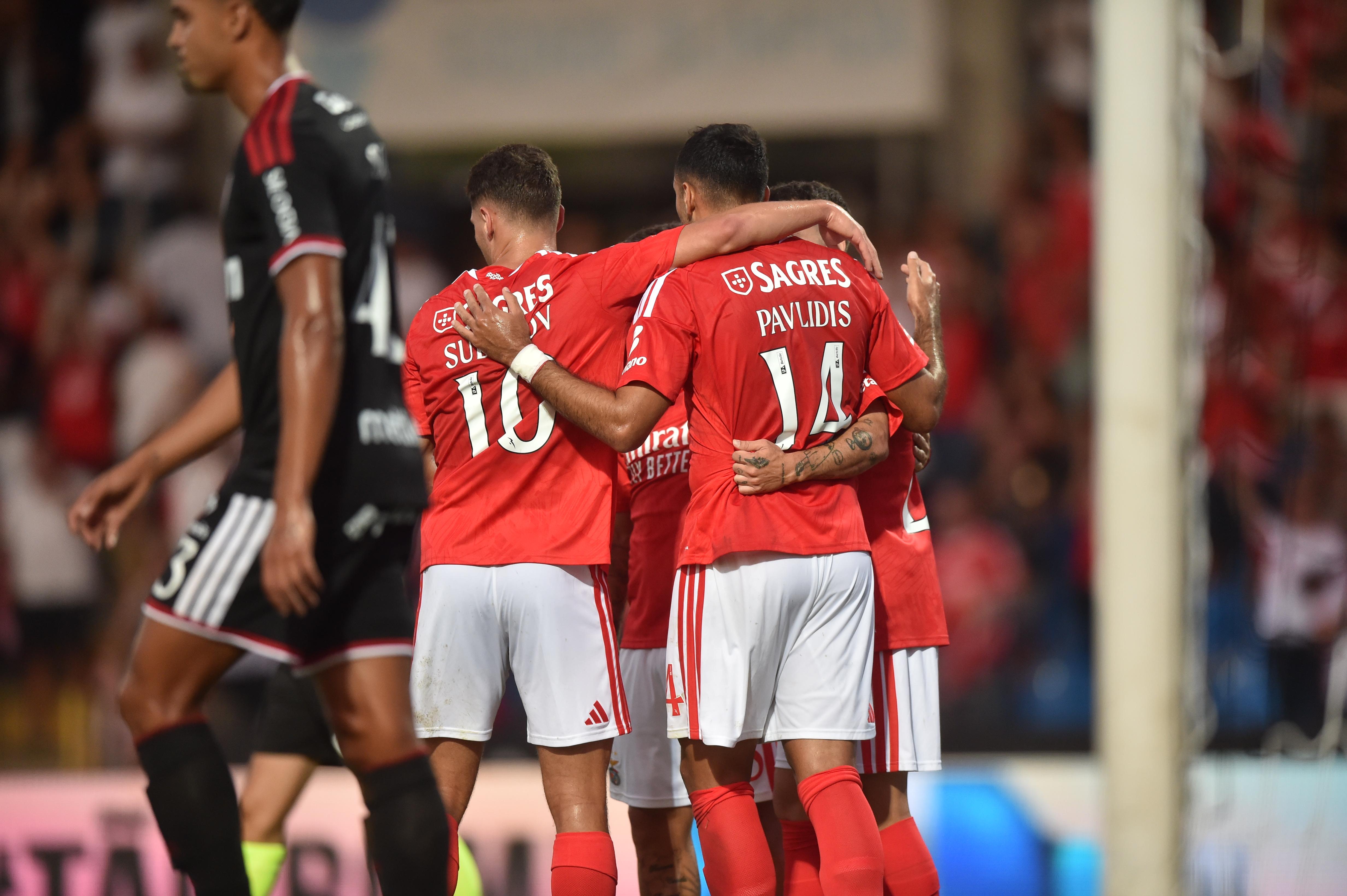 Benfica já vencia  aos 15' - Foto: Miguel Nunes