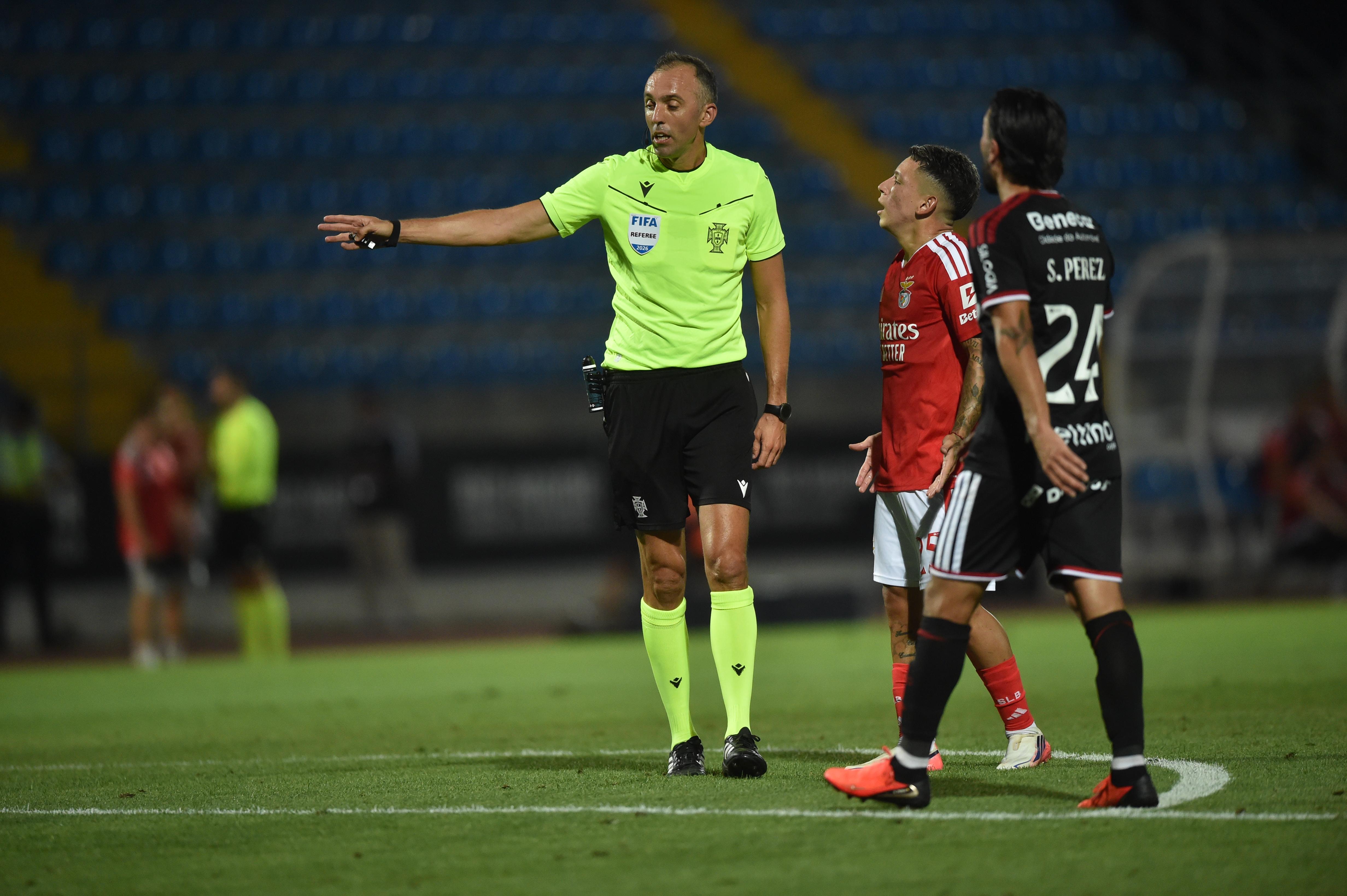 João Pinheiro foi o árbitro do Casa Pia-Benfica - Foto: Miguel Nunes