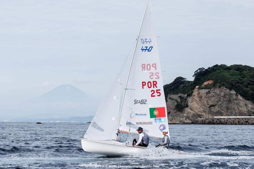 Beatriz Gago e Rodolfo Pires terminaram o Mundial na 10.ª posição Foto COP/Junichi Hirai