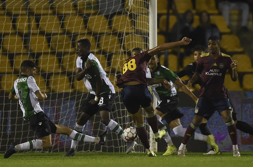 O golo de Luan Silva frente ao Sporting (ANDRÉ ALVES)