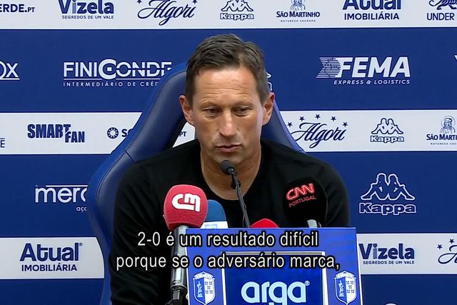 A análise de Roger Schmidt à vitória em Vizela